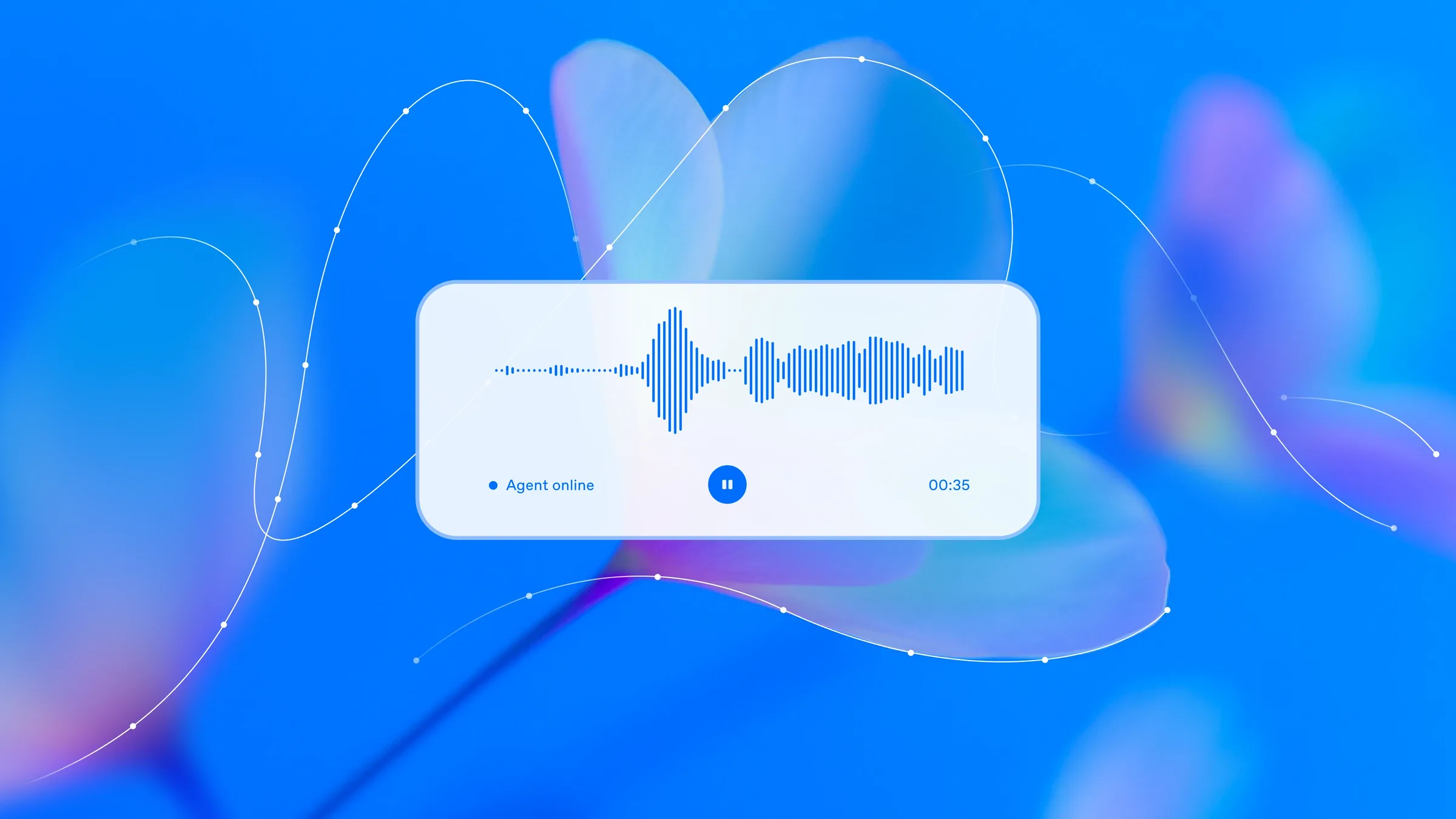 OpenAI Realtime API 语音波形与在线助手界面
